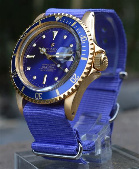 vintage rolex nato|rolex submariner straps.